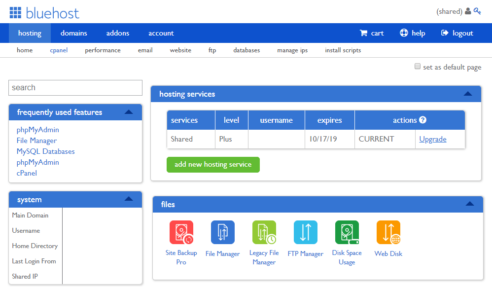 download all files from cpanel