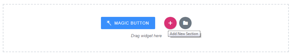Magic Button and Add new section option