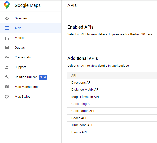 Googlemaps API key