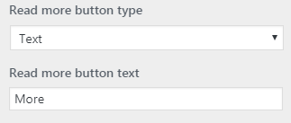 read more button settings