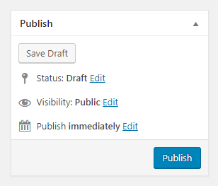 Publish button