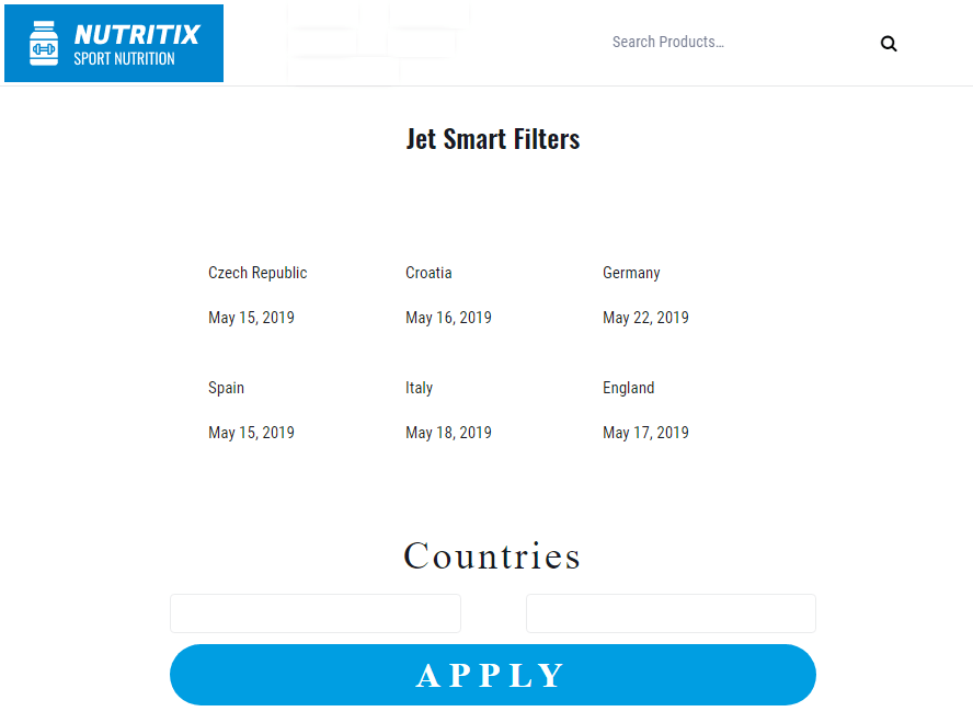 Preview button JetSmartFilters