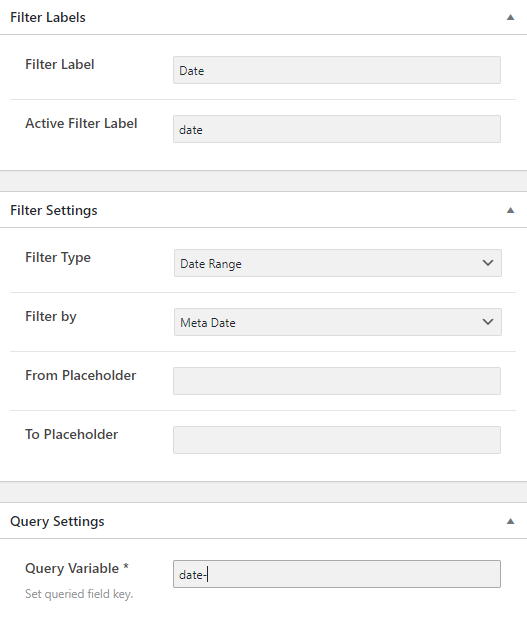 Jetsmartfilters How To Work With Date Range Filter Crocoblock