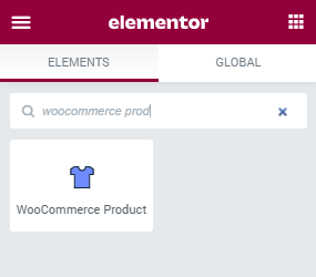 WooCommerce Product widget