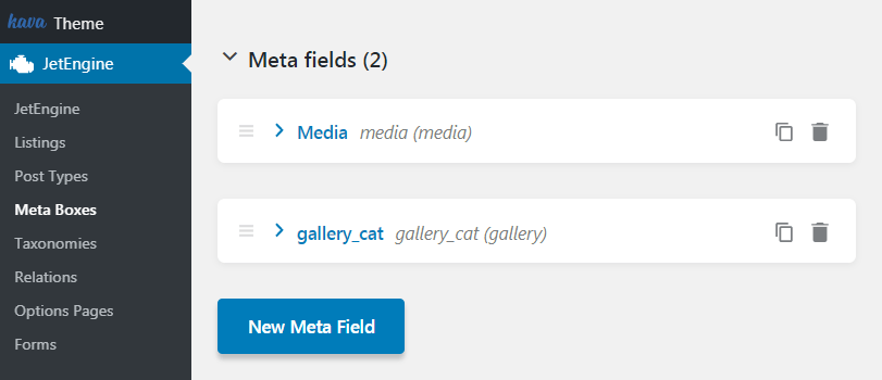 wordpress media meta box