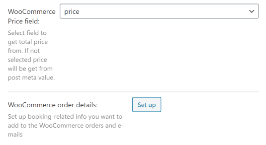 set up woocommerce button