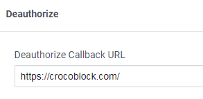 deauthorize callback url