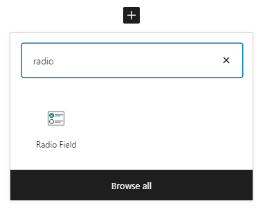radio field block