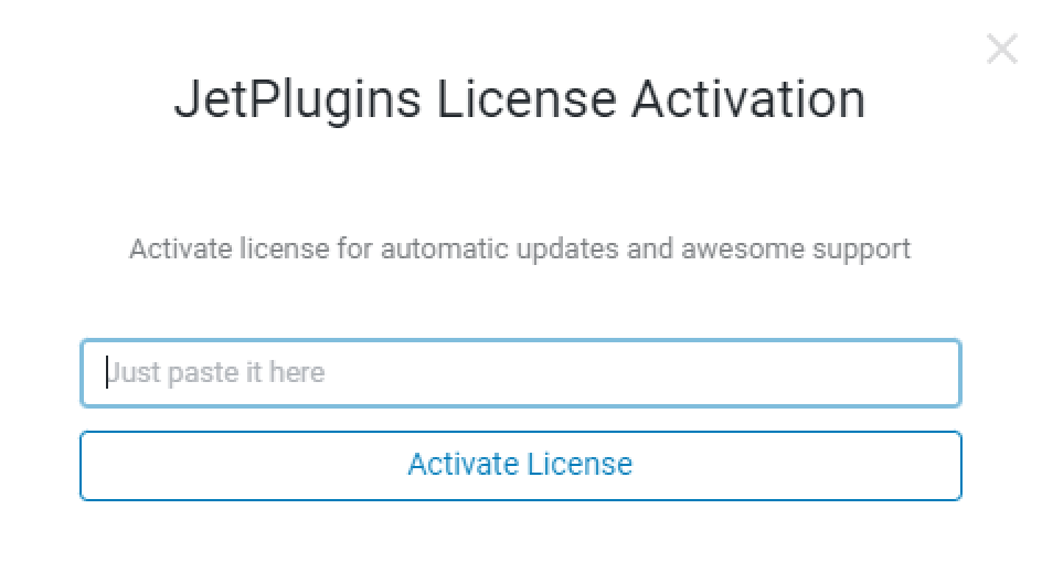jetplugins license activation