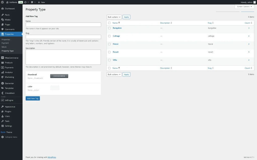 added taxonomy terms enlisted