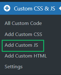 custom css and js plugin