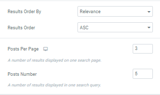 search result order toggles