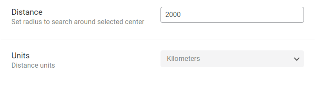 distance and units