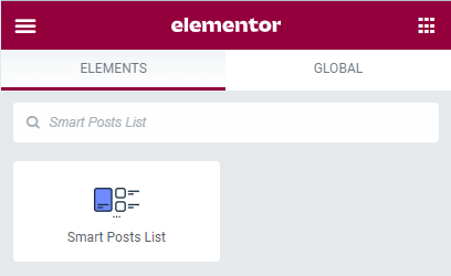 smart posts list widget for elementor