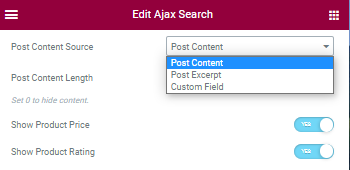 thumbnail placeholder of ajax search results widgets