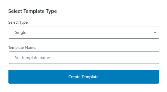 creating single page