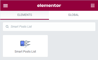 smart posts list widget icon