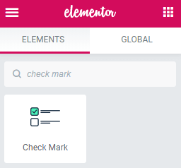 checkmark