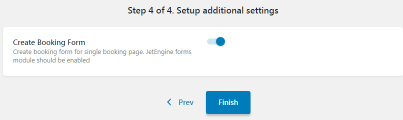 Step 4 of 4. Setup additional settings