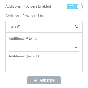 additional providers option enabled