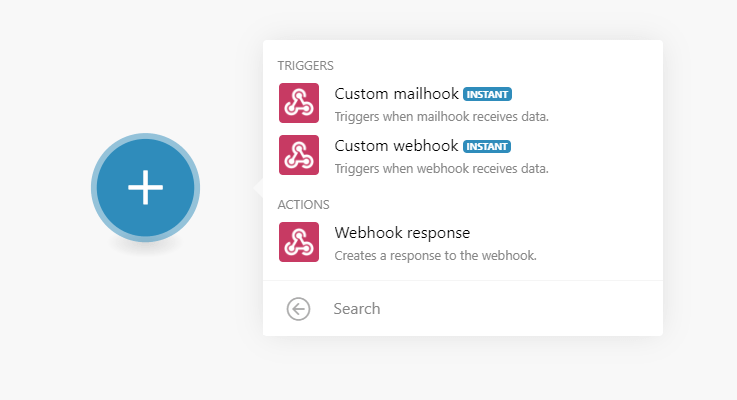 custom webhook