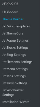 JetPlugins Theme Builder