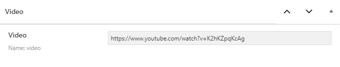 adicionando link do youtube
