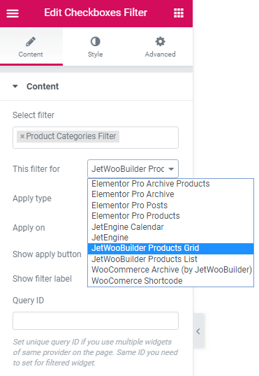 apply this filter for JetWooBuilder Product Grid