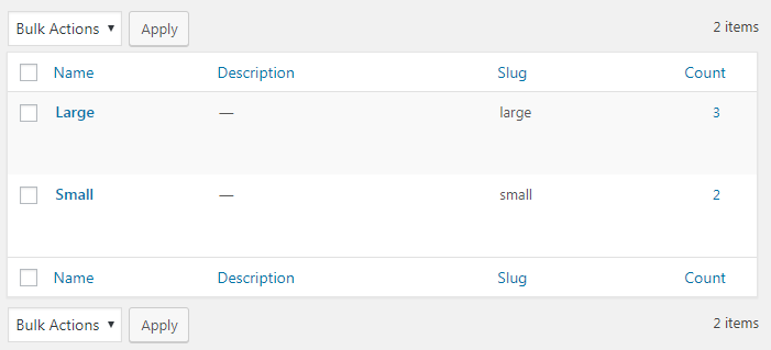 date range filter labels