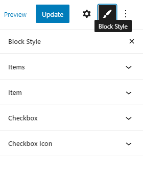 block style button