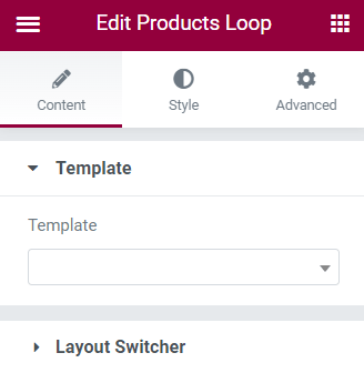 products loop template feature