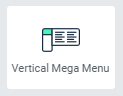 vertical mega menu widget