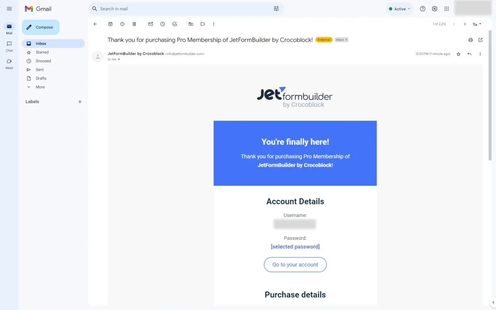 jetformbuilder email