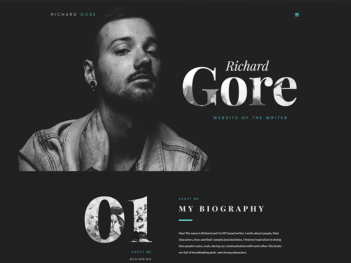 Richard Gore — WordPress Theme