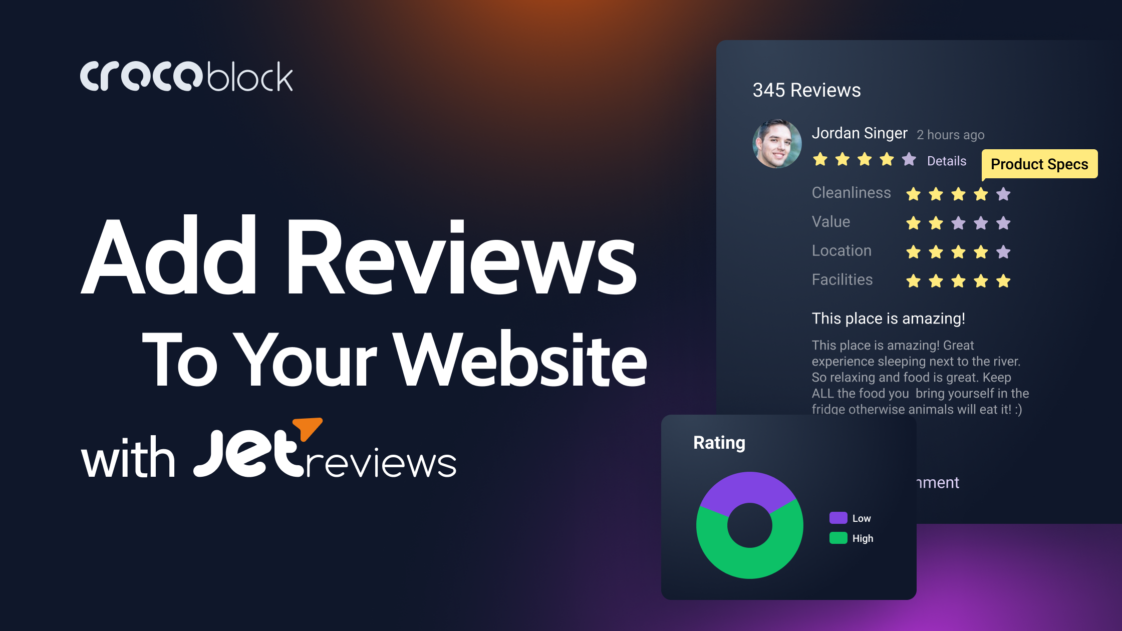 JetReviews: Add Reviews to WordPress Websites