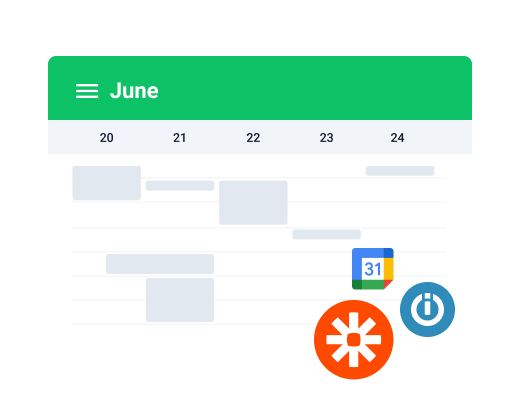 schedule synch features