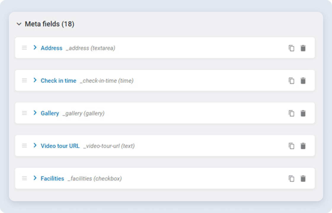 meta fields in the jetengine cpt