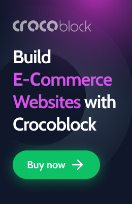 crocoblock e-commerce solution banner