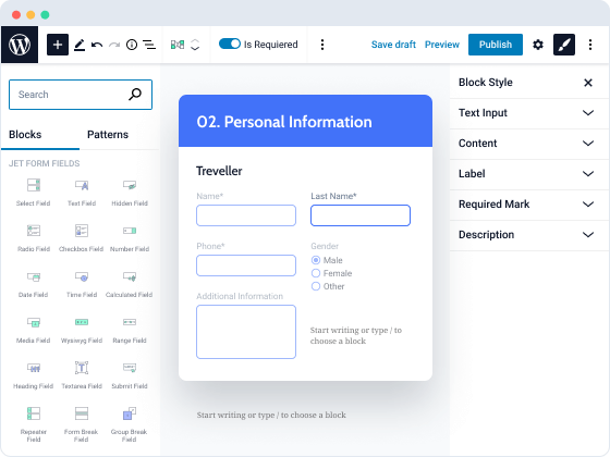 JetFormBuilder WordPress form plugin