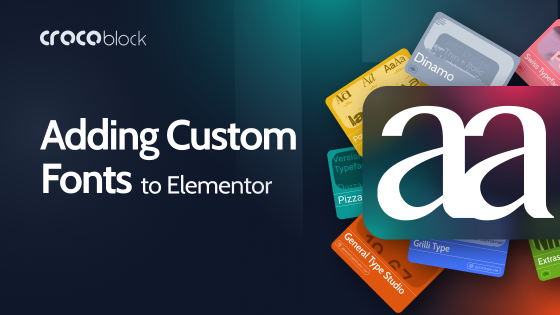 Adding Custom Fonts to Elementor