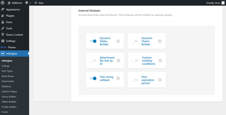 jetengine dynamic table builder module