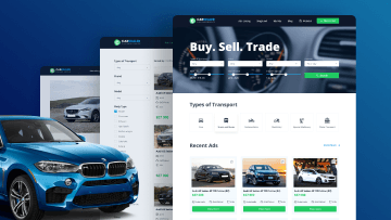 Car Dealer marketplace website template