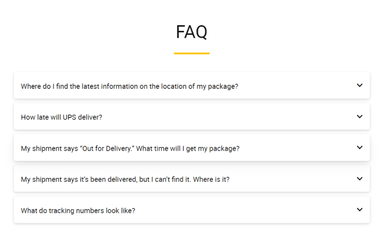 faq wordpress example