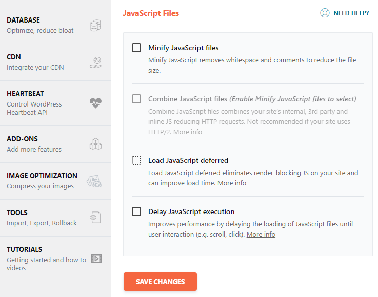 load javascript deferred inactive