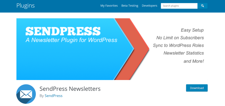 sendpress wp plugin