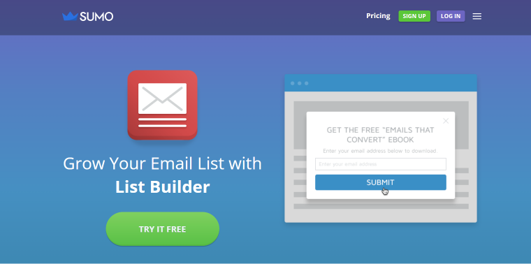 sumo wordpress list builder