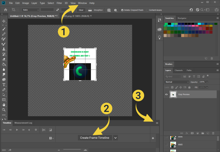 Como fazer um GIF para o Instagram com o Photoshop