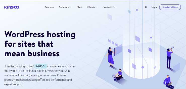 kinsta hosting provider