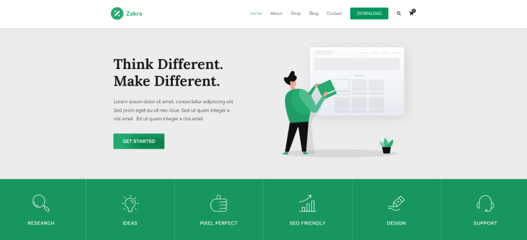 Zakra WooCommerce theme