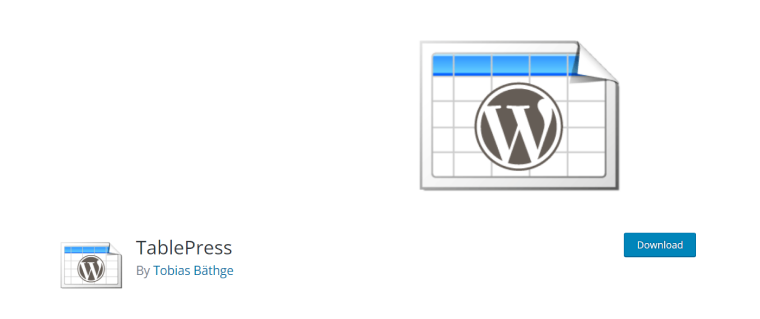 TablePress plugin